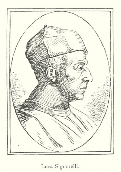 Luca Signorelli（雕刻）。 作者 意大利学校