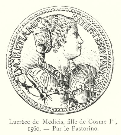科西莫一世之女 Lucrece de Medicis 作者 意大利学校