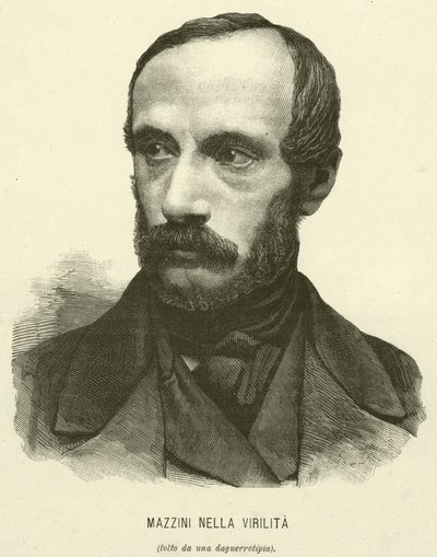 Mazzini Nella Virilita (雕刻) 作者 意大利学校
