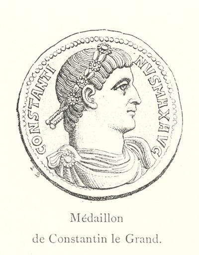 Medaillon de Constantin le Grand (engraving) 作者 意大利学校