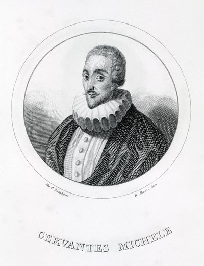 米格尔·德·塞万提斯，西班牙作家（1547 - 1616）。 作者 意大利学校