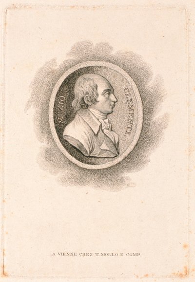Muzio Clementi（1752-1832）（mezzotint） 作者 意大利学校
