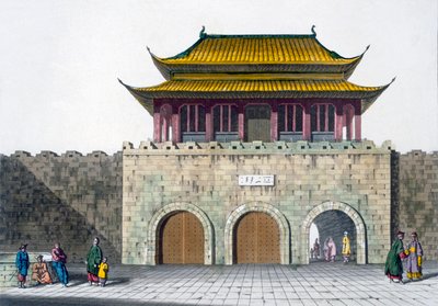 南京宝塔，1820年代至30年代 作者 意大利学校