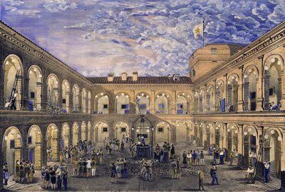 1846年6月21日晚上，Civita Castellana堡的政治犯获得了教皇庇护九世加冕的特赦（光盘与wc） 作者 意大利学校