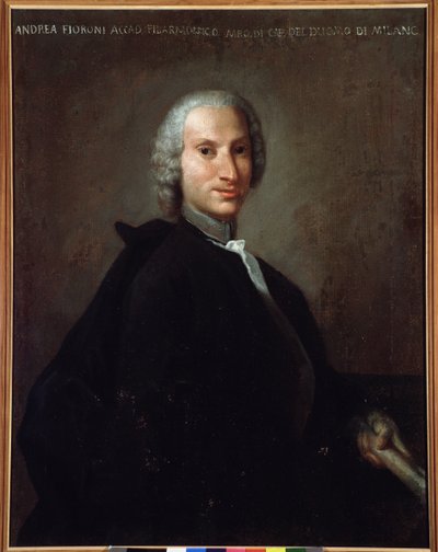 Gianandrea Fioroni（1716-1778）意大利作曲家的肖像 作者 意大利学校