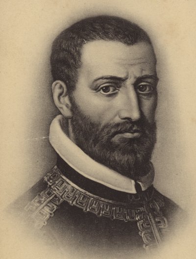 来自Palestrina的Giovanni Pierluigi的肖像 作者 意大利学校
