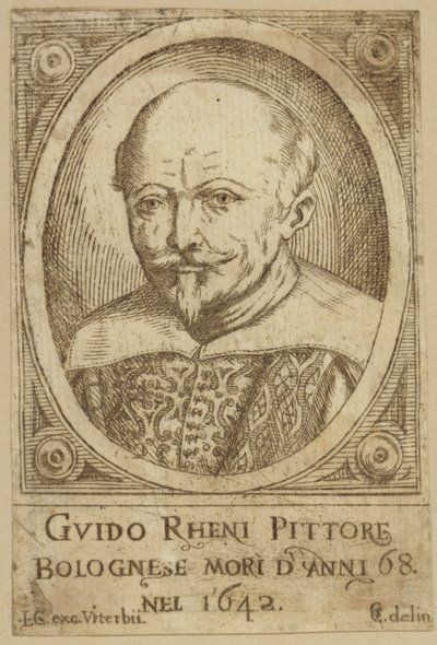 Guido Reni的肖像 作者 意大利学校