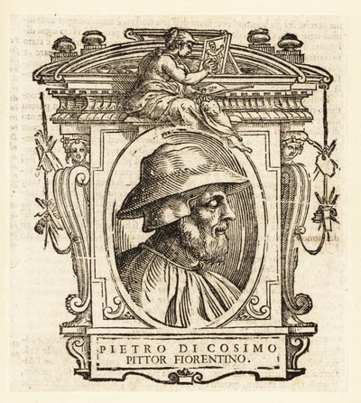 意大利文艺复兴时期佛罗伦萨画家皮耶罗·迪·洛伦佐 (Piero di Lorenzo) 的肖像 作者 意大利学校