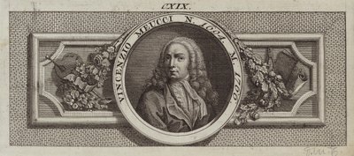 Vincenzo Meucci的肖像 作者 意大利学校