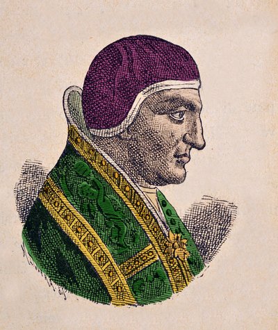 Portrait of the Pope Agapet II (Agapit or Agapetus or Agapito) (946-955) 作者 意大利学校