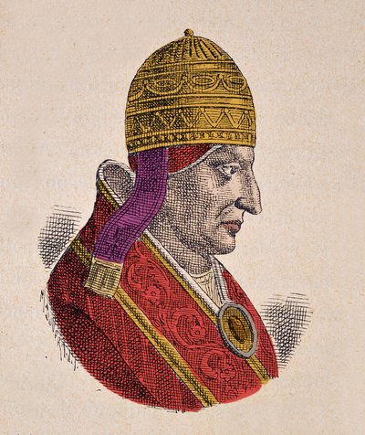 教皇肖像 3 (Innocenz Innocent III) (1198-1216) 作者 意大利学校
