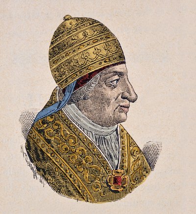 教皇肖像 7 (Innocenz Innocent III) (1404-1406) 作者 意大利学校