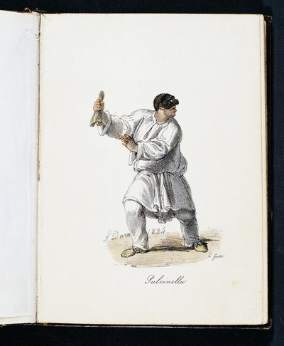 Pulcinella，Commedia dell