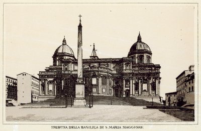 Roma: Tribuna Della Basilica Di S Maria Maggiore (litho) 作者 意大利学校