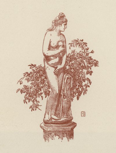 罗马，卡皮托利尼维纳斯（石版画） 作者 意大利学校