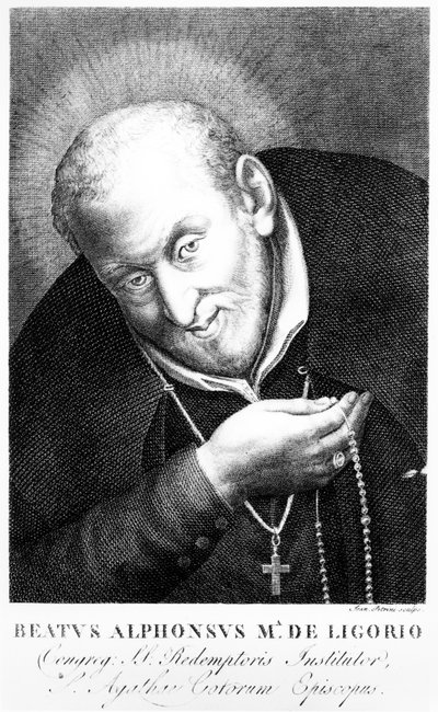 Saint Alphonsus Maria de Ligorio，由Joan Petrini制作 作者 意大利学校