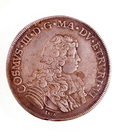 Silver piastra from Florence, reign of Cosimo III by Medici (Cosme III of Medicis) (1642-1723) 作者 意大利学校