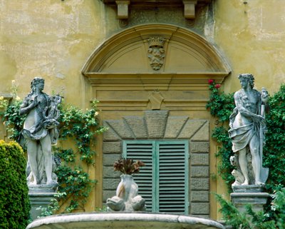 Villa la Pietra的南立面 作者 意大利学校