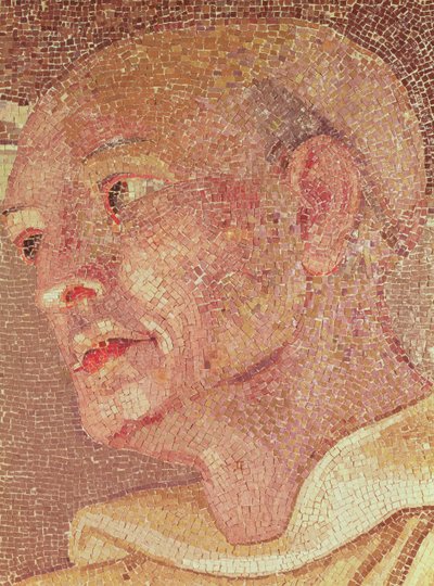 St. Bernard of Clairvaux (c.1090-1153) from the Crypt of St. Peter (mosaic) (detail)   1416517   zh       chinese Successfully Translated  Original: Dangerous animals (colour litho) Translat: Dangerous animals (colour litho) 1431344 zh chinese Successfully 作者 意大利学校
