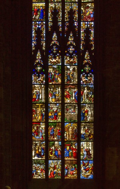 Stories of Saint Catherine of Alexandria (glass) 作者 意大利学校