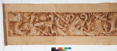 古董之后的三幅图，c.1750 作者 意大利学校