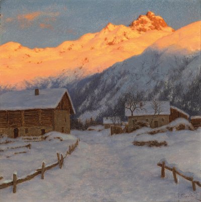 上萨瓦省上山的夜晚 作者 伊凡（Ivan Fedorovich Choultse）
