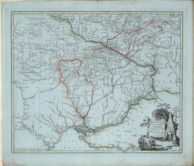 新罗西斯克省总图，1779年。 作者 伊万·伊万诺维奇·伊尔涅涅夫
