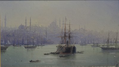 金角湾，1895年 作者 伊万·康斯坦丁诺维奇·艾瓦佐夫斯基