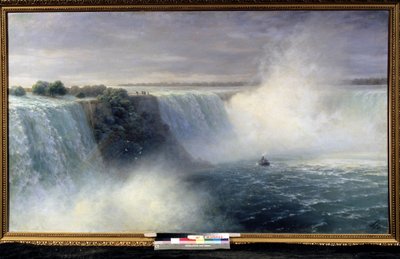 "Les chutes du Niagara" Peinture de Ivan Aivazovski (1817-1900) 1892 明斯克白俄罗斯共和国国家艺术博物馆 作者 伊万·康斯坦丁诺维奇·艾瓦佐夫斯基