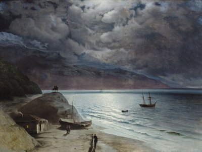 1891年在古尔祖夫之夜 作者 伊万·康斯坦丁诺维奇·艾瓦佐夫斯基