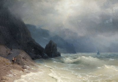 海滨 par 艾瓦佐夫斯基，伊万-康斯坦丁诺维奇（1817-1900 年） 作者 伊万·康斯坦丁诺维奇·艾瓦佐夫斯基