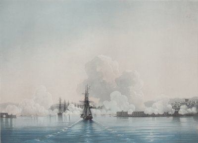 塞瓦斯托波尔。君士坦丁堡。尼古拉斯堡，1850年代 作者 伊万·康斯坦丁诺维奇·艾瓦佐夫斯基