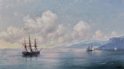 于1881年在克里米亚半岛海岸外航行。 作者 伊万·康斯坦丁诺维奇·艾瓦佐夫斯基