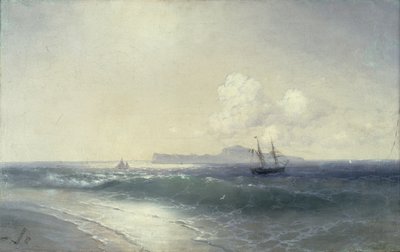 塔林港，1898年 作者 伊万·康斯坦丁诺维奇·艾瓦佐夫斯基