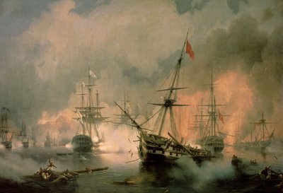 纳瓦里诺战役，1827年10月20日 作者 伊万·康斯坦丁诺维奇·艾瓦佐夫斯基