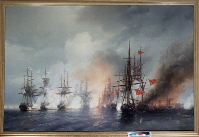 1853年11月30日的西诺普之战 作者 伊万·康斯坦丁诺维奇·艾瓦佐夫斯基