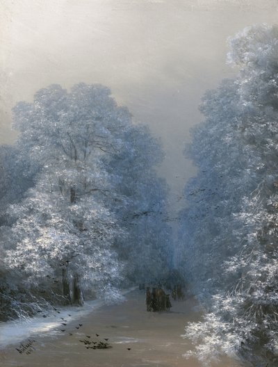 1876年冬季风景 作者 伊万·康斯坦丁诺维奇·艾瓦佐夫斯基