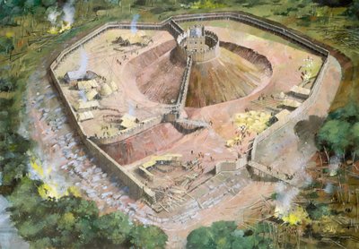 皮克林城堡，12世纪，约1990-2010年 作者 伊万·拉普