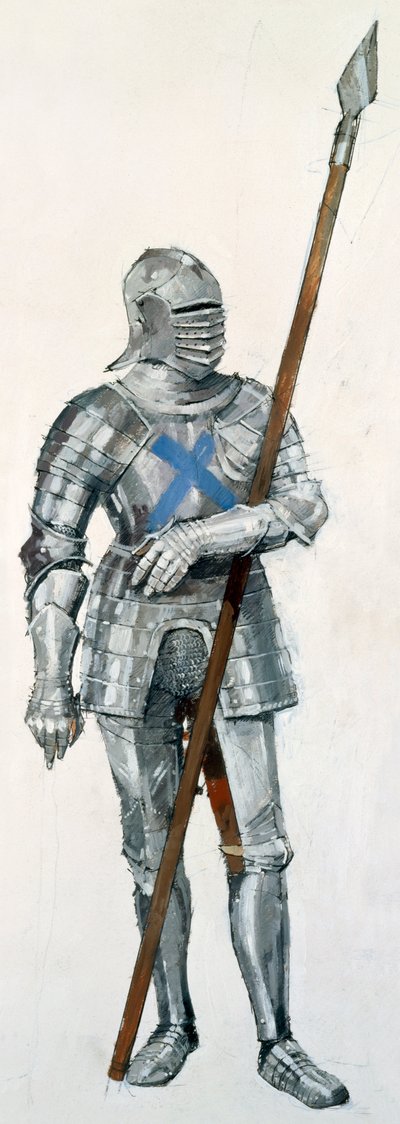 苏格兰士兵，弗洛登战场，1513年，c1990-2010年 作者 伊万·拉普
