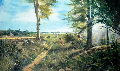 巨石阵景观，约3000年前，约1990-2010年 作者 伊万·拉普