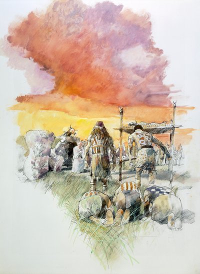 斯托尼-利特尔顿长形墓，约3500年前，约1990-2010年 作者 伊万·拉普