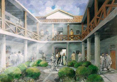 墙体罗马遗址，Letocetum，约2世纪，1990-2010。   作者 伊万·拉普