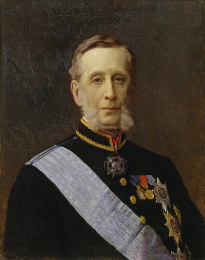 伯爵彼得·亚历山德罗维奇·瓦卢耶夫伯爵的肖像1815-1890，1880年 作者 Ivan Nikolaevich Kramskoy