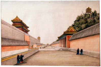 中国素描，北京冬宫》，约1804-1806年 作者 伊万·彼得罗维奇·亚历山德罗夫