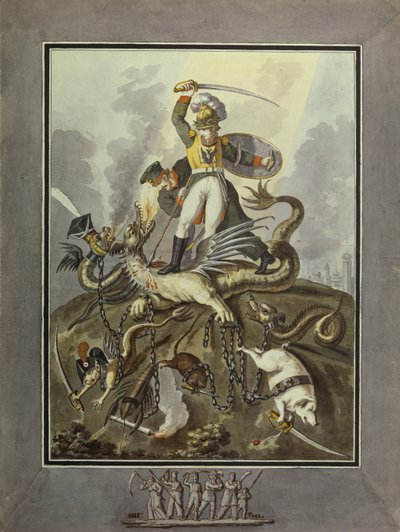 1812年。寓言，1813年 作者 Ivan Philippovich Tupylev