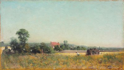 法国，在田野里，1882年 作者 伊万·波基托诺夫（Ivan Pokitonov）