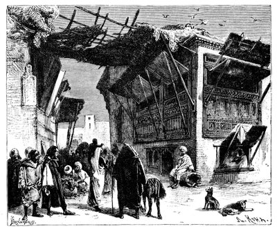 1895年，摩洛哥非斯的一所学校。 作者 伊凡（Ivan Pranishnikoff）