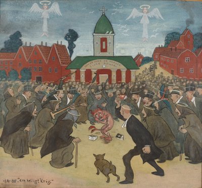 圣战 作者 伊娃（Ivar Axel Henrick Arosenius）