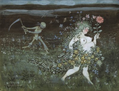 生与死，1905年 作者 伊娃（Ivar Axel Henrick Arosenius）