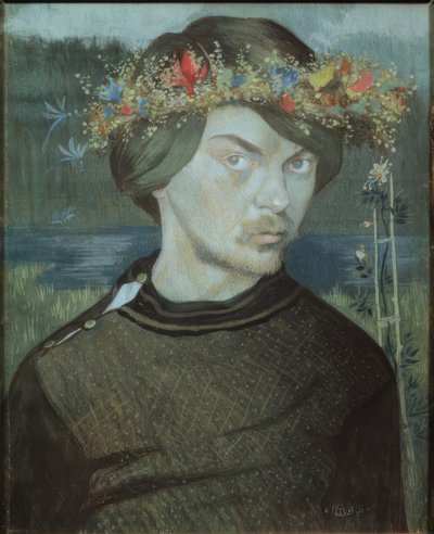 自画像 作者 Ivar Axel Henrik Arosenius